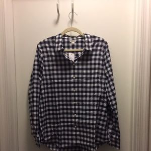 J. Crew Gingham Classic Button-Down Shirt